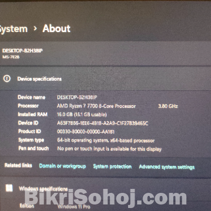 AMD PC Full Setup